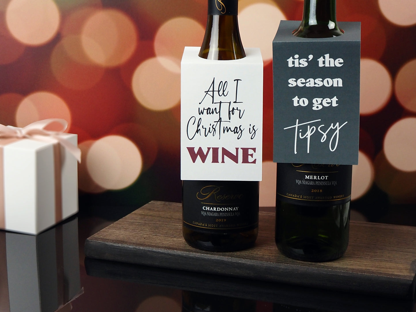 15-Pack Wine Bottle Gift Tags