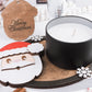 Santa Tiered Tray Candle Holder