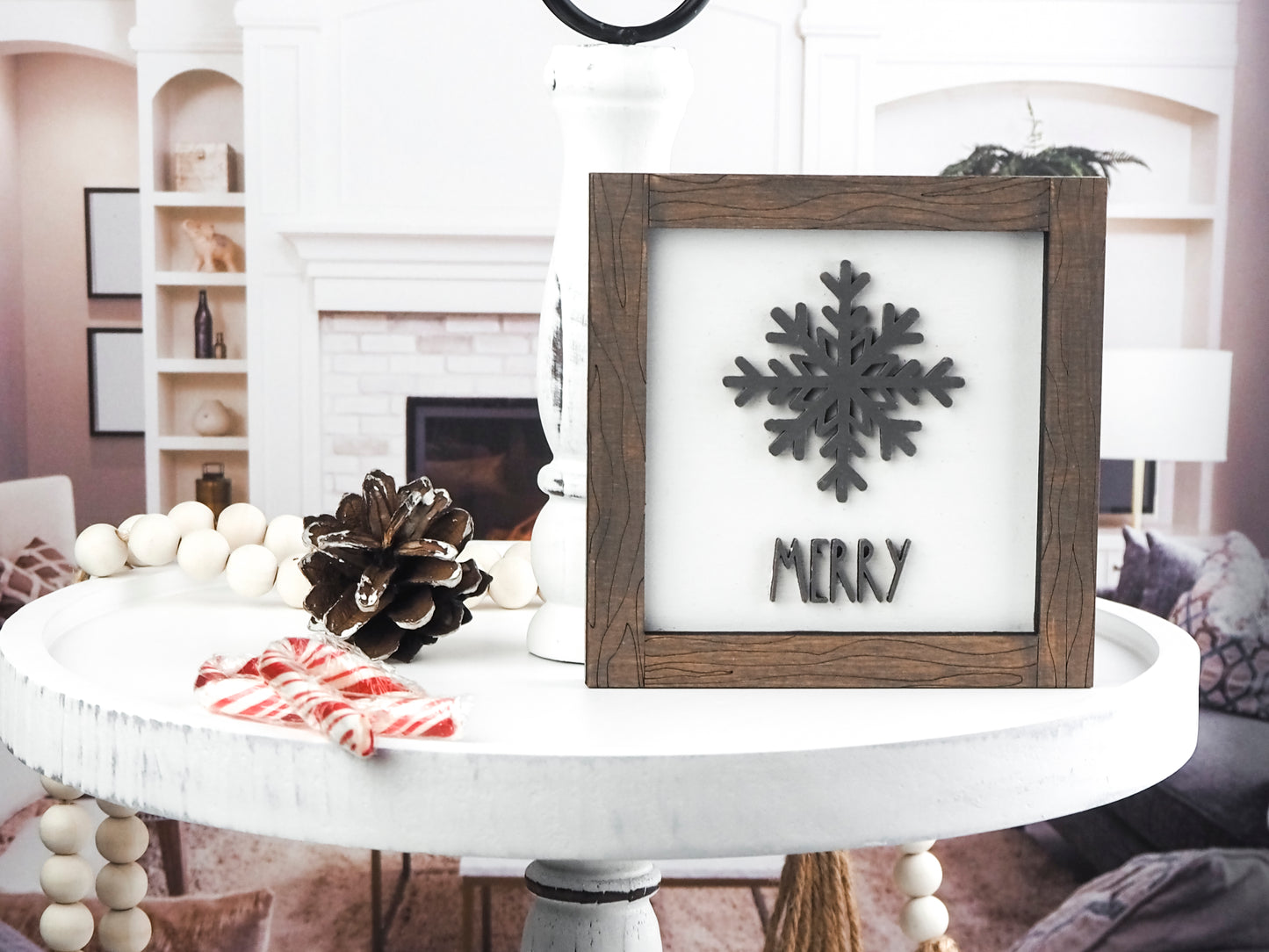 Rustic Farmhouse Christmas Mini Sign Collection