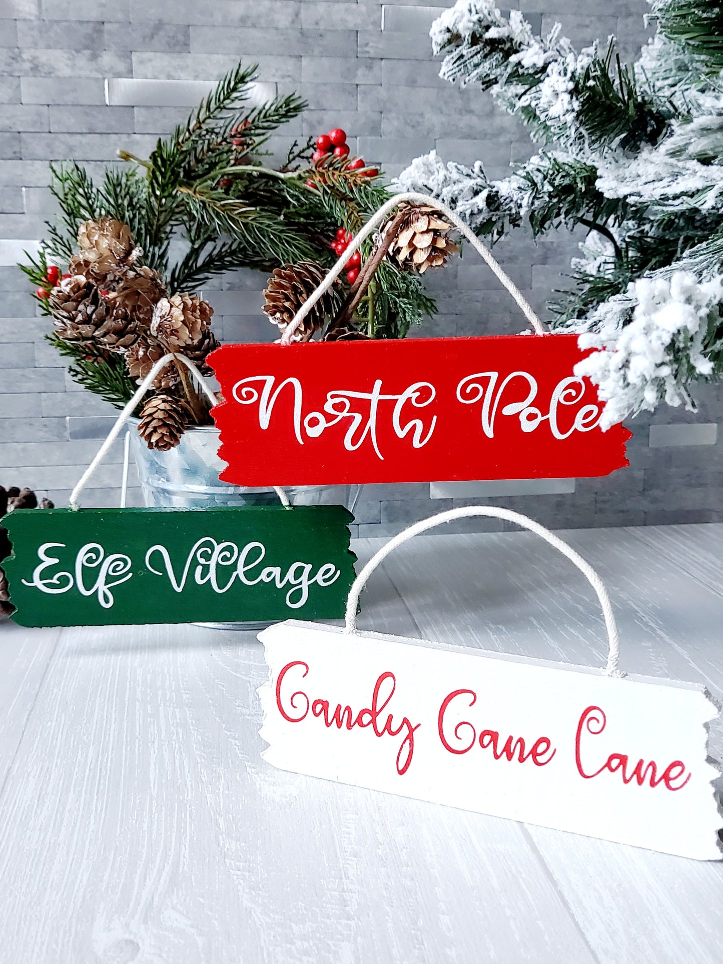 North Pole Wooden Signs Snuggle Up Co north-pole-wooden-signs-snuggle-up-co
