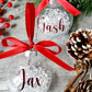 Personalized Crystal Filled Ornaments
