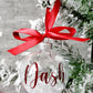 Personalized Crystal Filled Ornaments
