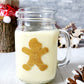 Gingerbread Man Mason Jar Mugs
