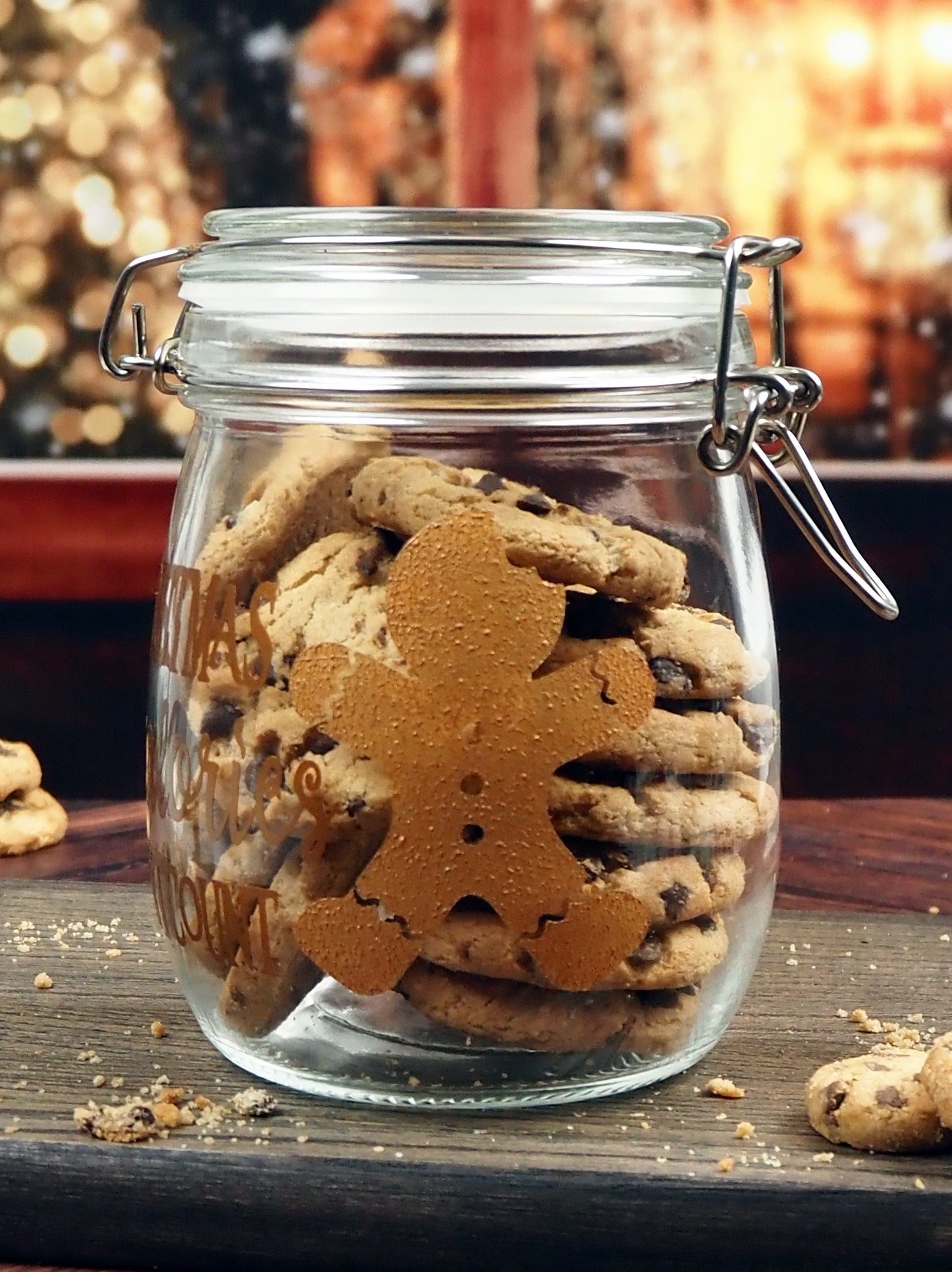 Christmas Calories Don't Count Cookie Jar
